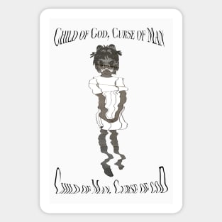 Child of God Curse of Man, Child of Man Curse of God Sticker